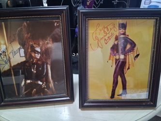 Catwoman and Batgirl autographs