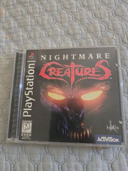 Nightmare Creatures PS1 game