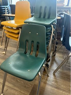 Classroom chairs - Green