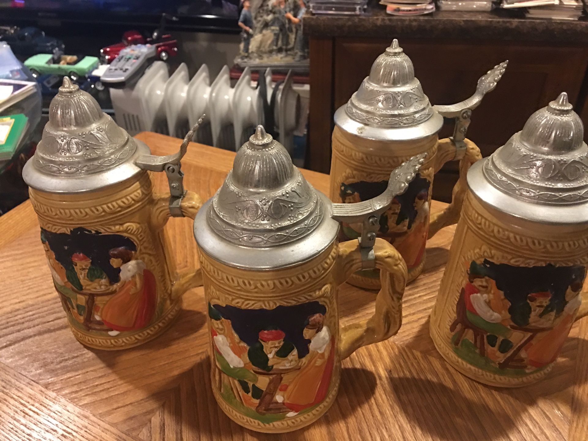Vintage Beer Steins