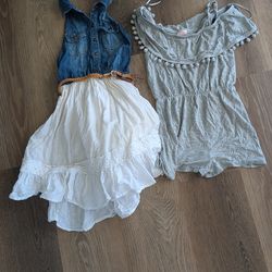 Girls Size 8 Halter Dress & Soft 1 Piece