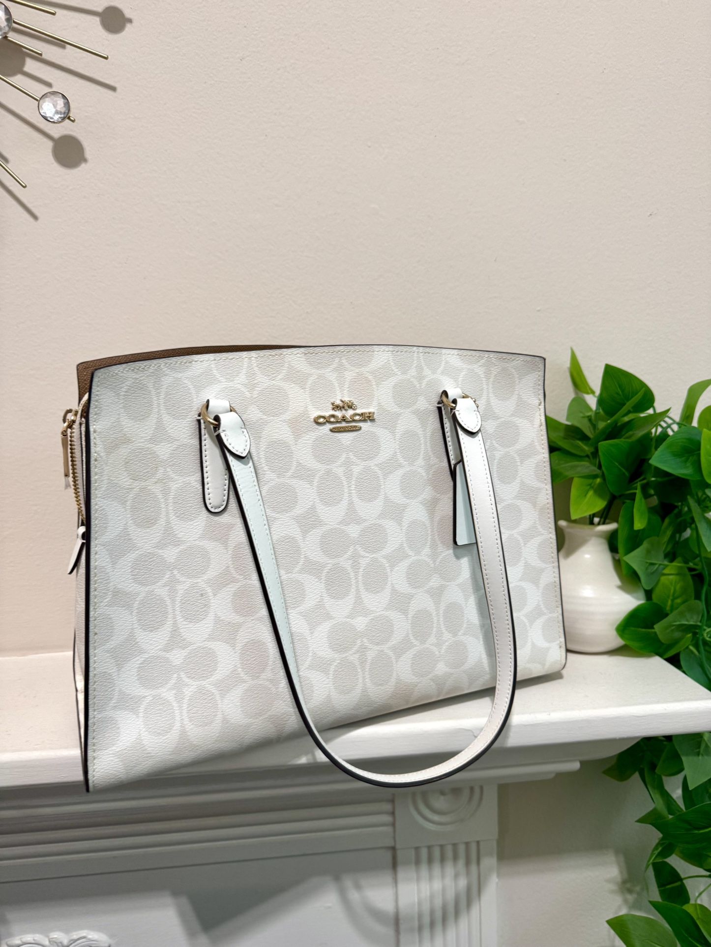 Coach Tatum Carryall Large Tote In Signature Canvas