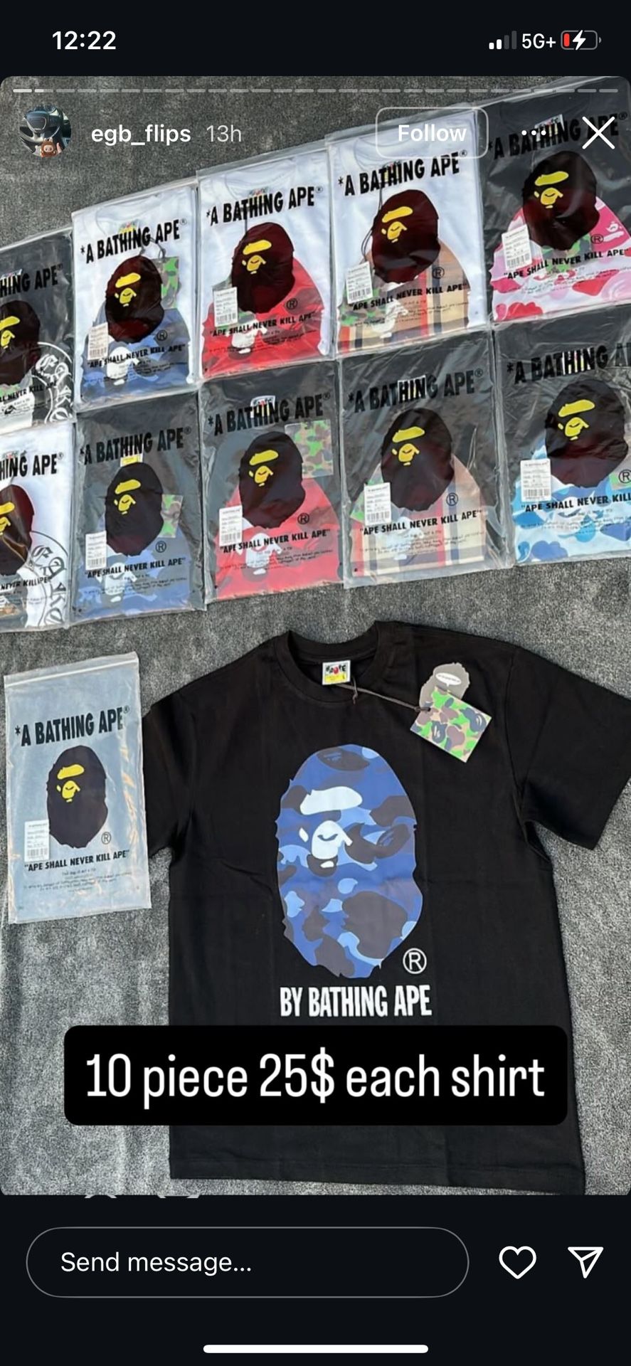 Bape Tees 