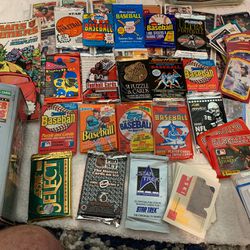 21 UNOPENED WAX PACKS & MUCH MORE
