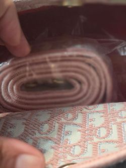 Christian Dior Oblique Strap Pink