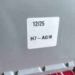 H-7 Agm Battery 