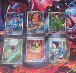 Pokémon TCG Illustration Rare Card Lot of 6