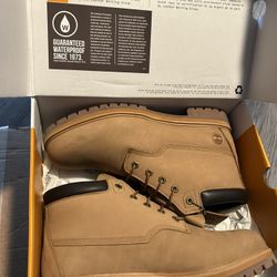 TIMBERLAND WATERPROOF BOOT medium beige NUBUCK, Size 13