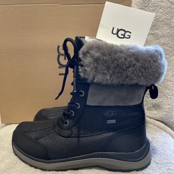 New UGG Woman’s Adirondack lll Black Size  6  💦 Waterproof 