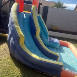 Kids Jumping And Pool 