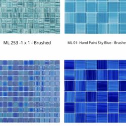 Glass Mosaic For The Amazing Pool 😍