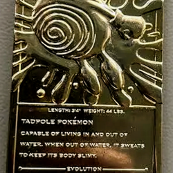 23k Gold plated Pokemon Bar