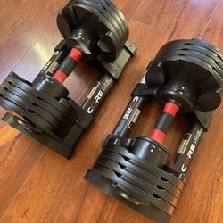 Core Home Fitness Adjustable Dumbbells 