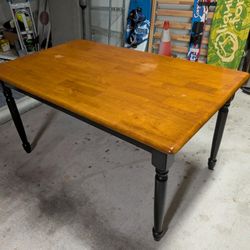 Solid Wood Dining / Kitchen Table – Good Condition