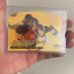 1999 Fleer Ultra SHAQUILLE O’NEAL “GOLD MEDALLION” Edition DIE-CUT🔥Lakers! #40G