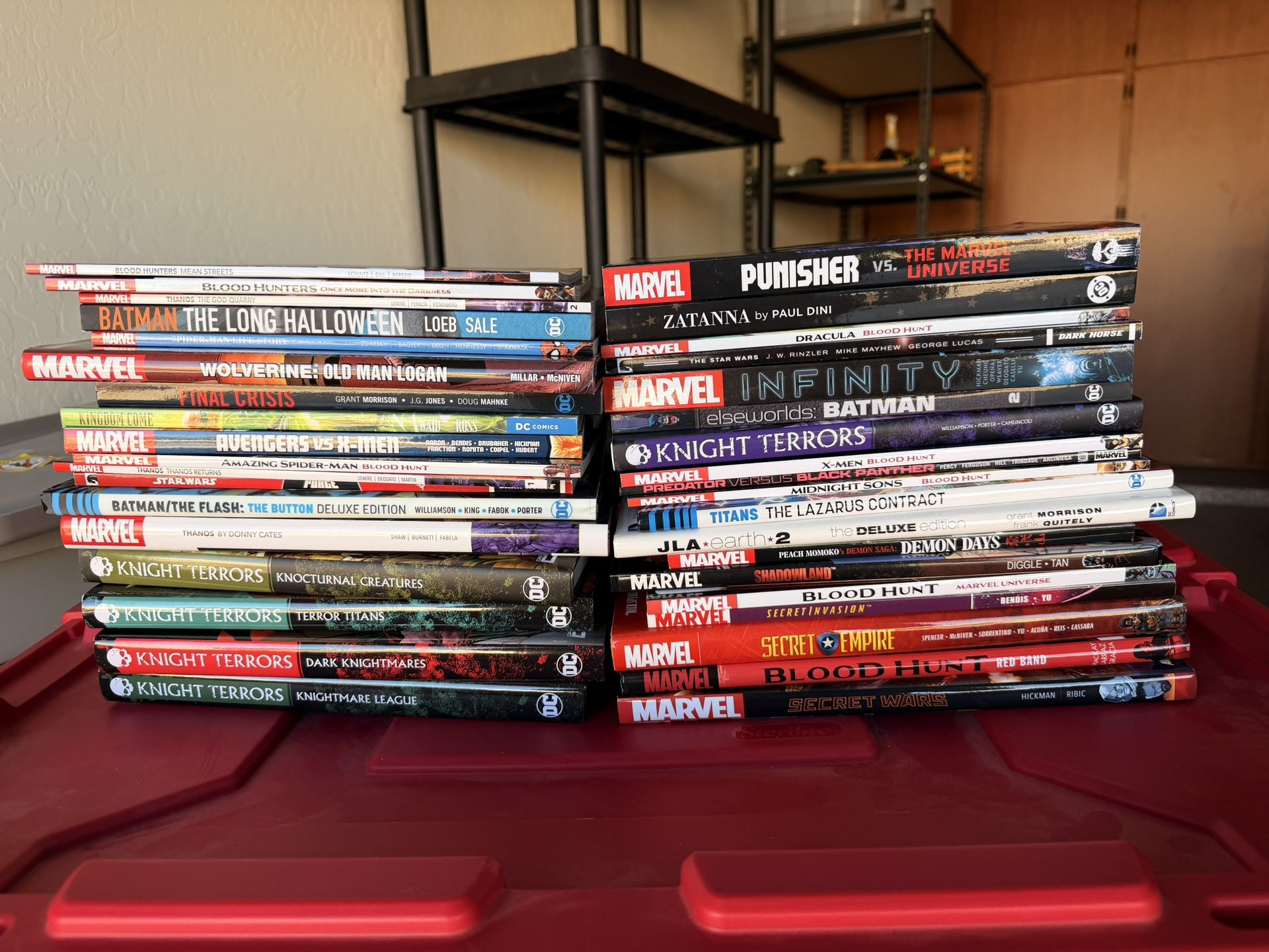 37 Marvel And DC TPB And HC Comics