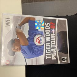 Wii Tiger woods RGA tour07