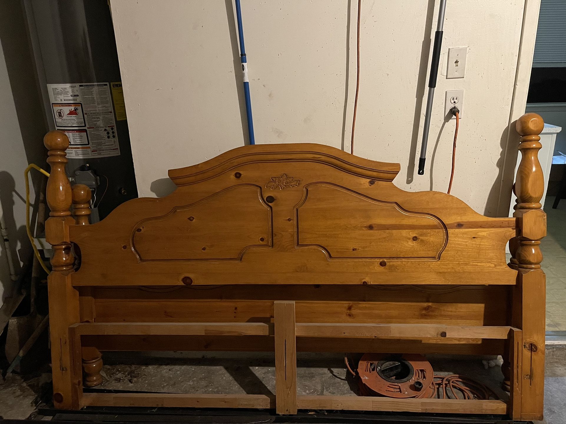 King Size Wooden Bed Frame