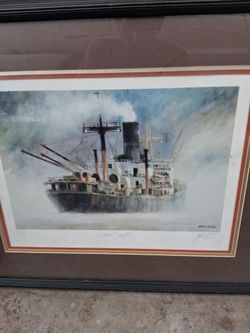 Grain Freighter Signed Limited Edition Framed Print