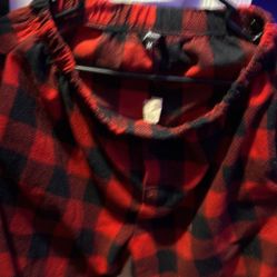 Red Plaid pajamas