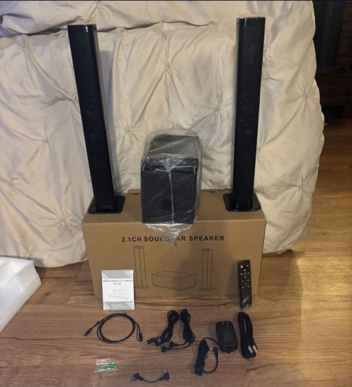 120 Watts Sound Bar With Subwoofer 5.0 Bluetooth Soundbar