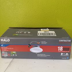 LTE 4 in. Integrated LED Recessed Trim, 600lm, 90 CRI, 3000K, Housing Required New Construction or Remodel (18-Pack)