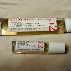 Miim.Miic Compound: 52 Sweet Strawberry Milk Spray And Roll On Perfume Oil 