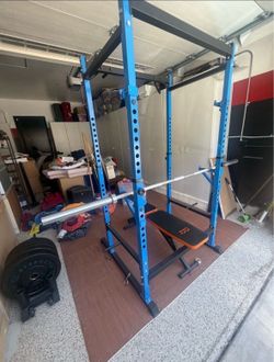 Bench press with weights