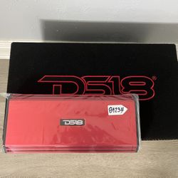DS18 12inch Subwoofer with DS18 AMP