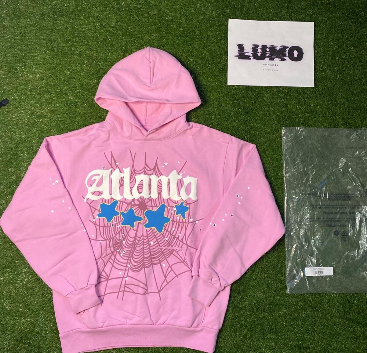 Pink Atlanta Spider hoodie