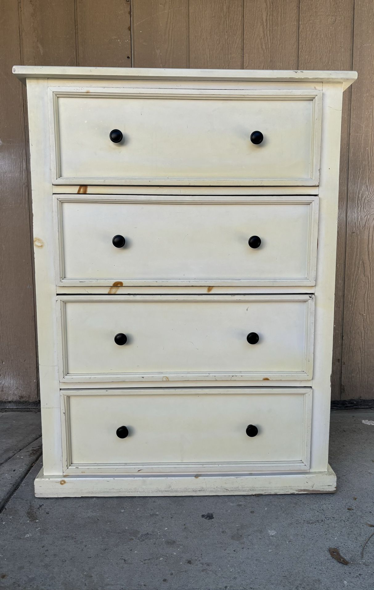 White dresser