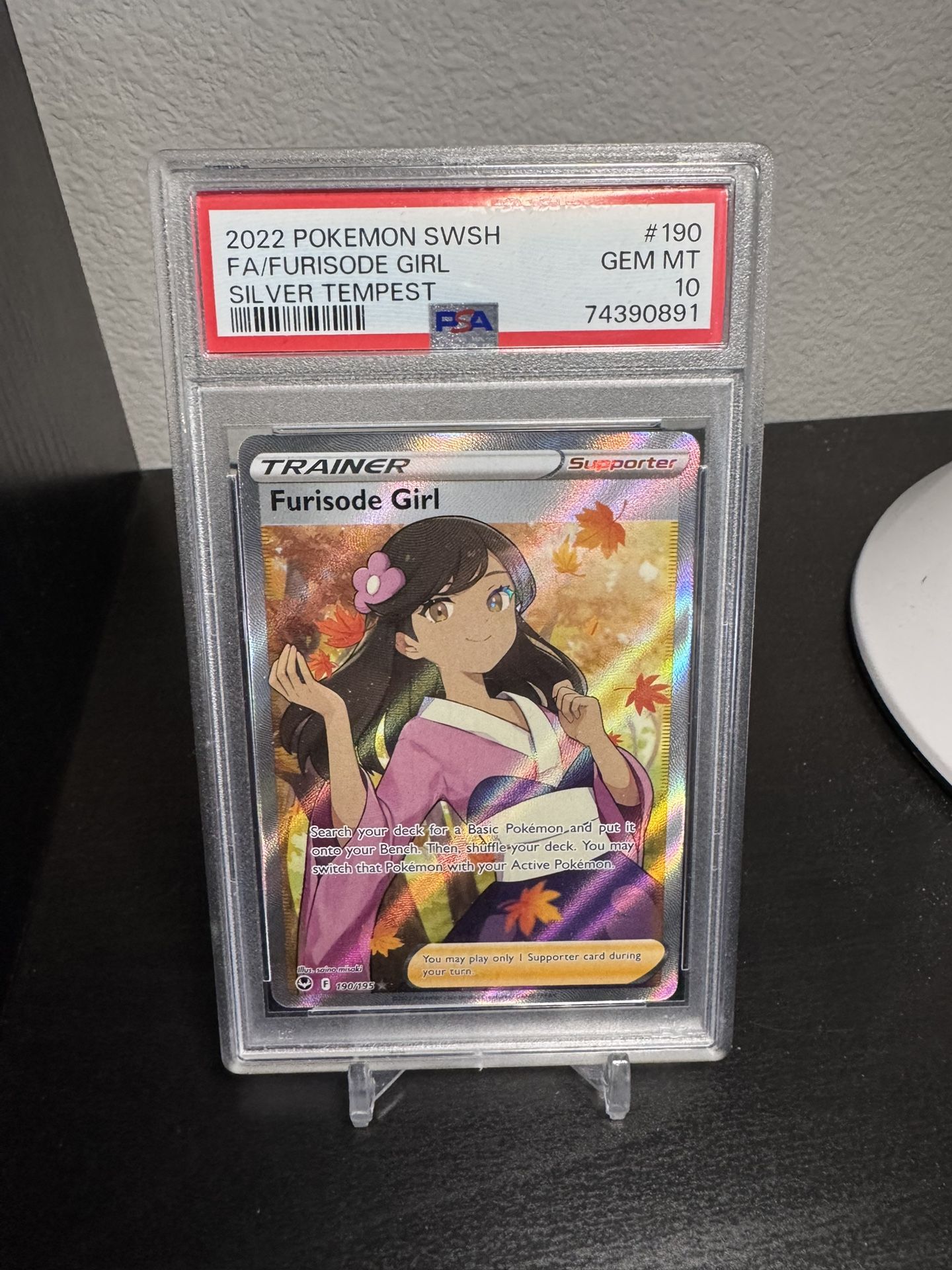 Pokemon PSA 10 Furisode Girl Card