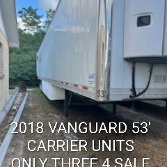 2018 VANGUARD 53' FT. REEFER CARRIER UNITS WAGON VAN TRAILER 