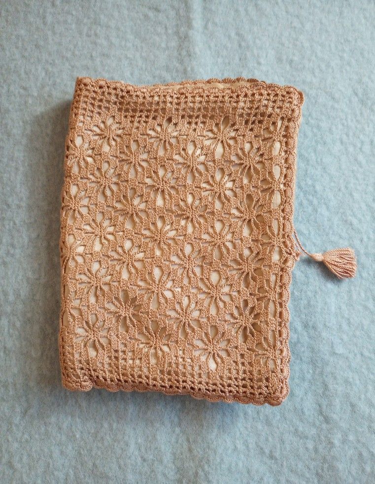 Antique Crocheted Book Cover