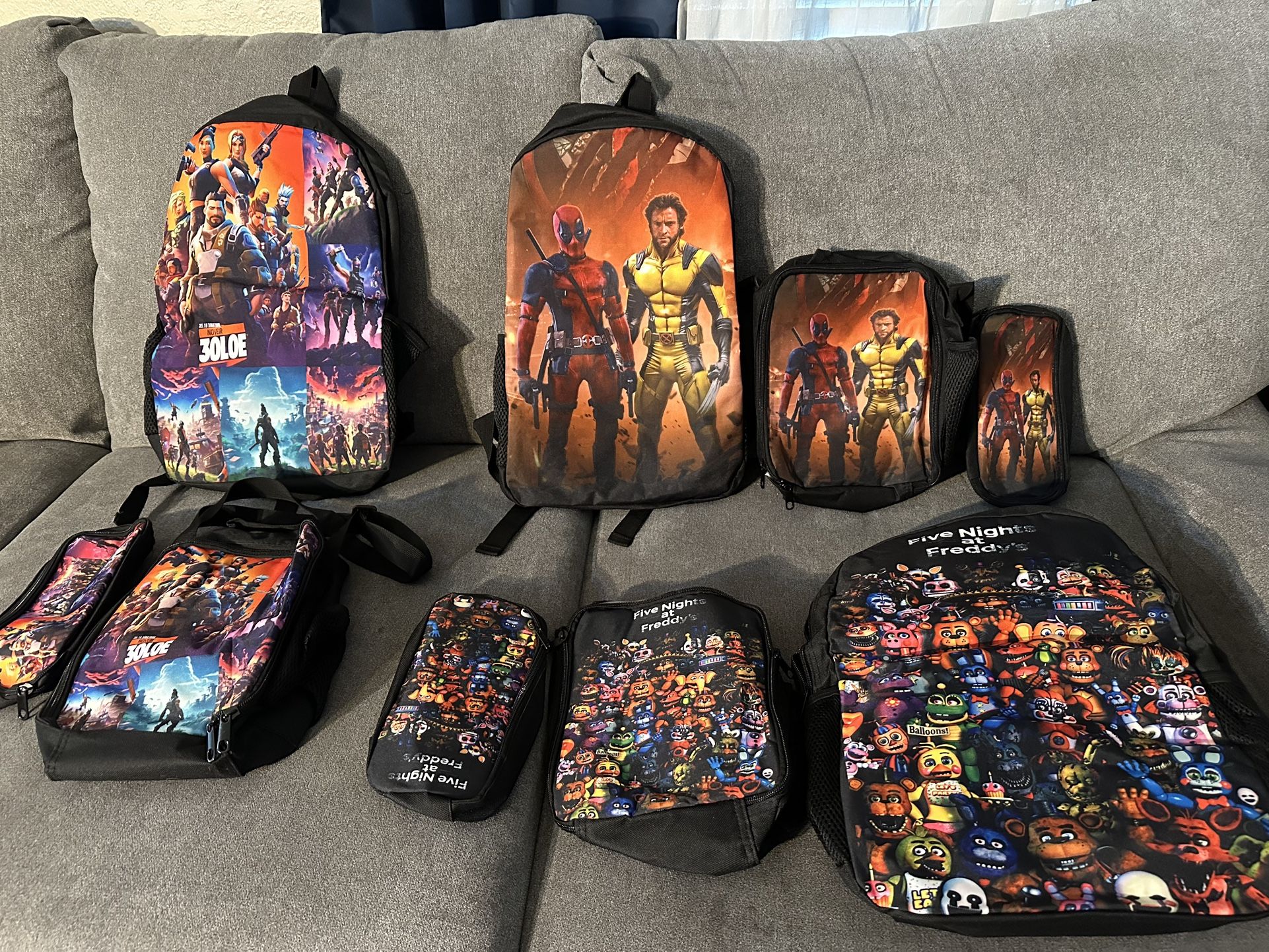New Boys, Three-Piece Backpacks