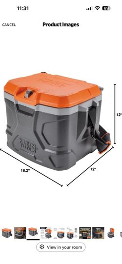 Klein Tools 55600 Work Cooler, 17-Quart