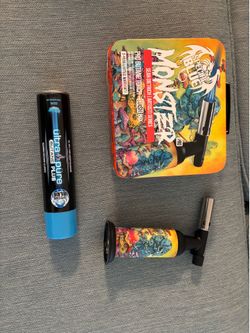 Monster Pro Torch Lighter in perfect condition with refill bottle