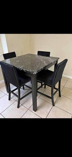 New counter height set
