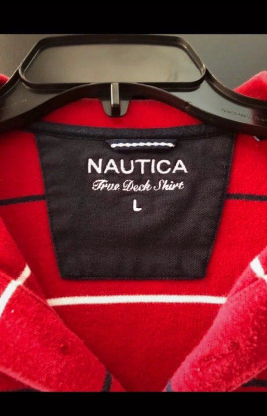 Men's Nautica Polo Shirt Size Large 