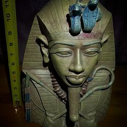Estate Sale Figures And Statues Of Egypt Ankh Pharoh Stone Sphynx Anubis Ramesses III Veronese 2002