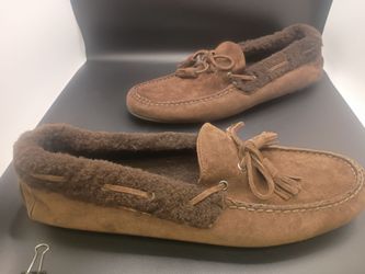 Ralph Lauren Purple Label Brown Suede Tassel Drivers - Size 11
