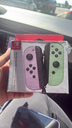Switch joy con pastel colors