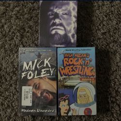 WWE VHS Tapes 