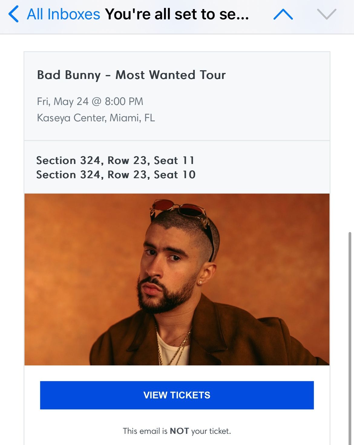 Bad Bunny Tickets Miami 