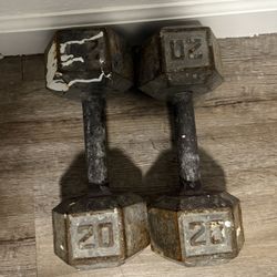 25lb Pair Of Dumbells