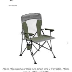 Camping Foldable Chairs Alpine Design 