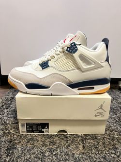 Nike SB Jordan 4 Navy Blue Sneakers Size 11 + More