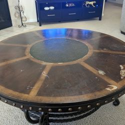 Solid Metal Coffee Table 
