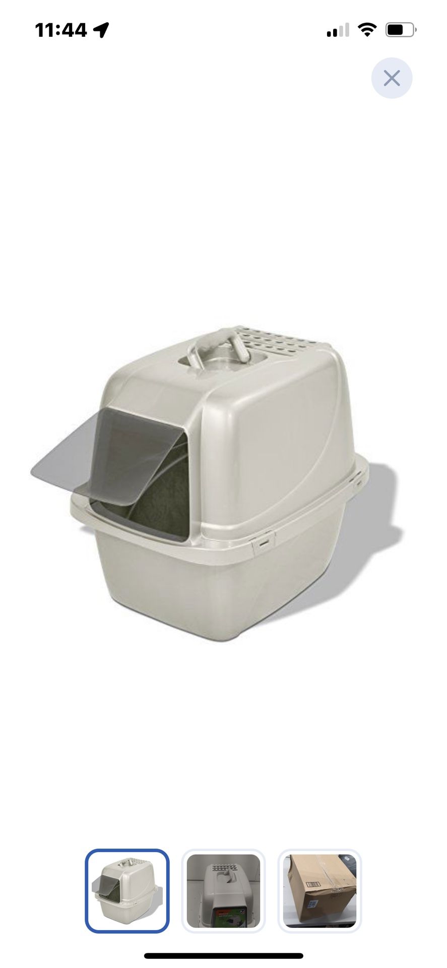 “New”Pets Odor Controlled Large Hooded Cat Litter Box(retail$35)