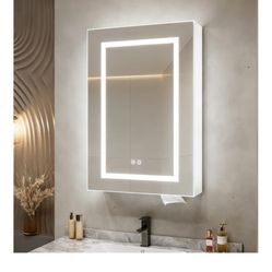 Led Lighted Medicine Cabinet